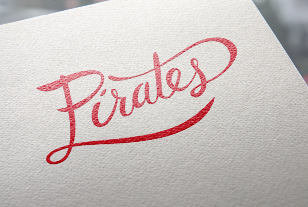 Pirates Hand Lettering