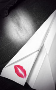 Paperman with lipstick
